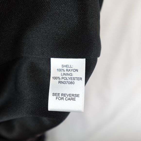 Cato EST. 1946 Blouse Women's Large Black Cold Shoulder Studded Keyhole Top - Picture 6 of 10